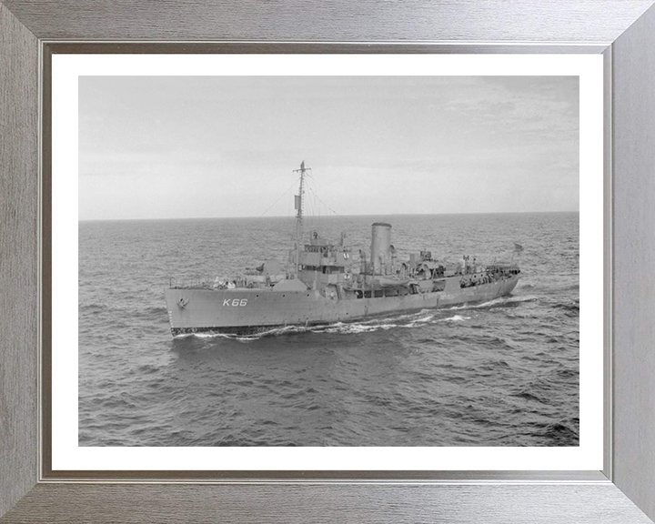 HMS Begonia K66 Royal Navy Flower class corvette Photo Print or Framed Print - Hampshire Prints