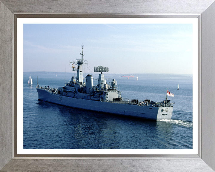 HMS Achilles F12 Royal Navy Leander Class Frigate Photo Print or Framed Print - Hampshire Prints