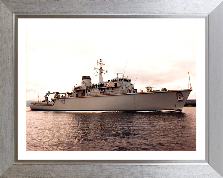 HMS Brecon M29 Royal Navy Hunt class mine countermeasures vessel Photo Print or Framed Print - Hampshire Prints