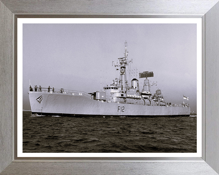 HMS Achilles F12 Royal Navy Leander Class Frigate Photo Print or Framed Print - Hampshire Prints