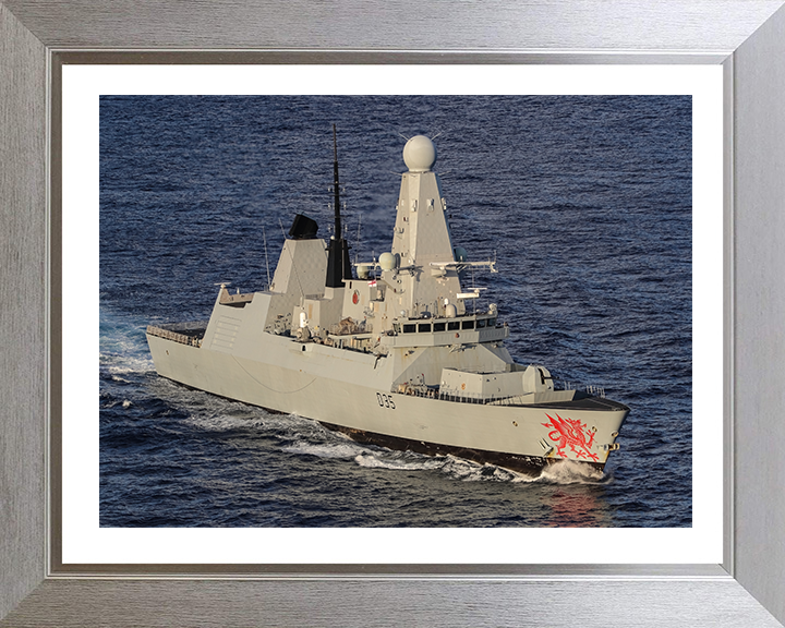 HMS Dragon D35 Royal Navy Type 45 destroyer Photo Print or Framed Print - Hampshire Prints