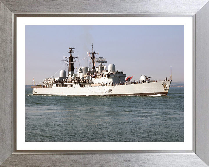 HMS Cardiff D108 Royal Navy Type 42 destroyer Photo Print or Framed Print - Hampshire Prints