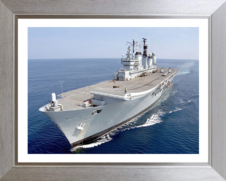 HMS Ark Royal R07 Royal Navy Invincible class aircraft Carrier Photo Print or Framed Print - Hampshire Prints