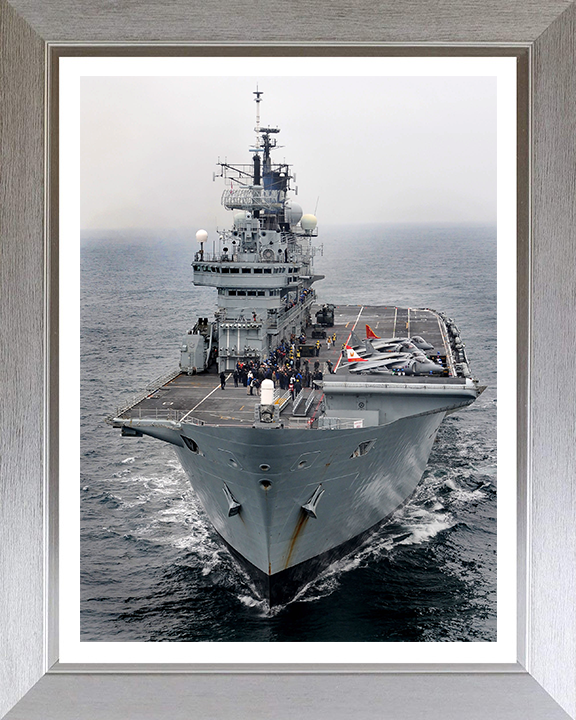 HMS Ark Royal R07 Royal Navy Invincible class aircraft carrier Photo Print or Framed Print - Hampshire Prints