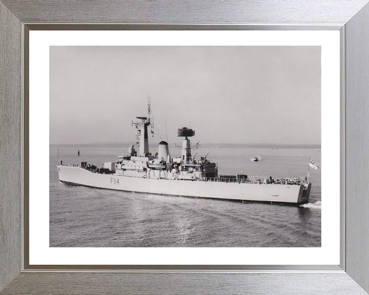 HMS Ajax F114 Royal Navy Leander Class Frigate Photo Print or Framed Print - Hampshire Prints