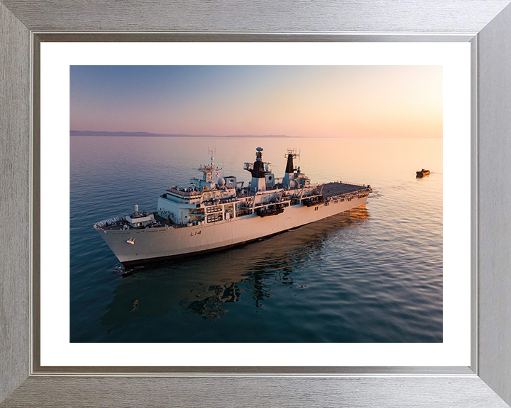 HMS Albion L14 Royal Navy Albion Class amphibious ship Photo Print or Framed Print - Hampshire Prints