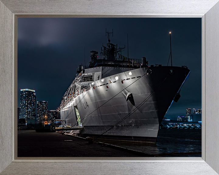 HMS Albion L14 Royal Navy Albion Class amphibious ship Photo Print or Framed Print - Hampshire Prints