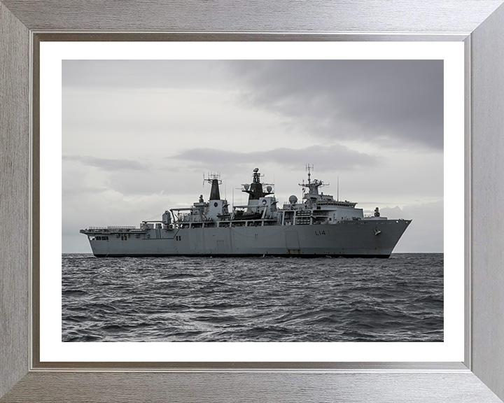 HMS Albion L14 Royal Navy Albion Class amphibious ship Photo Print or Framed Print - Hampshire Prints