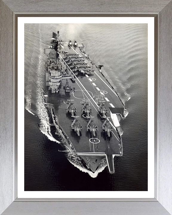 HMS Ark Royal R09 Royal Navy Audacious class aircraft carrier Photo Print or Framed Print - Hampshire Prints