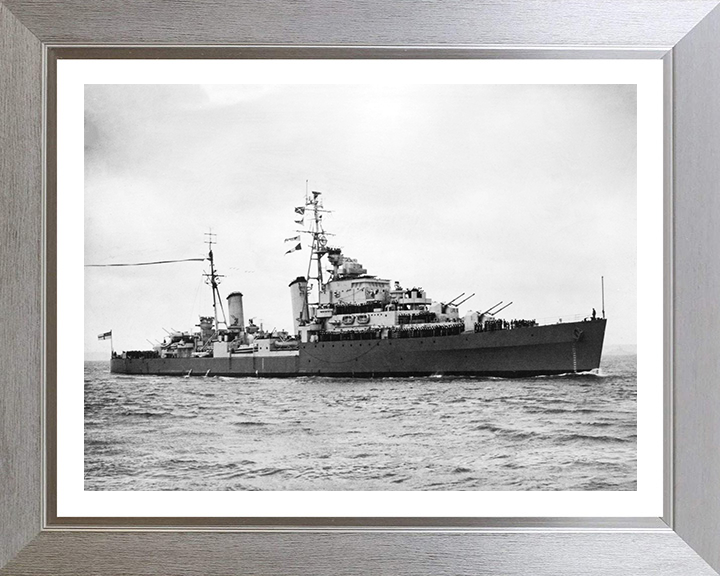 HMS Argonaut (61) Royal Navy Dido class light cruiser Photo Print or Framed Photo Print - Hampshire Prints