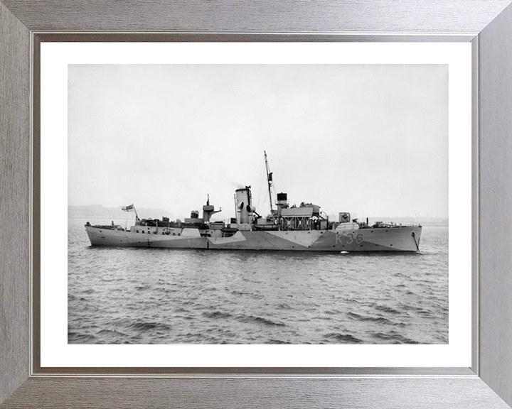 HMS Clematis K36 Royal Navy Flower class corvette Photo Print or Framed Print - Hampshire Prints