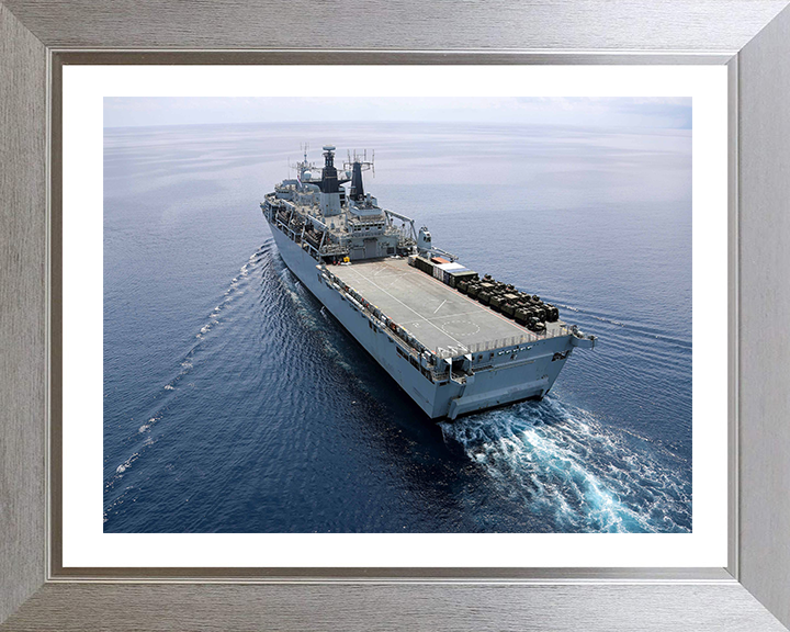 HMS Albion L14 Royal Navy Albion Class amphibious ship Photo Print or Framed Print - Hampshire Prints