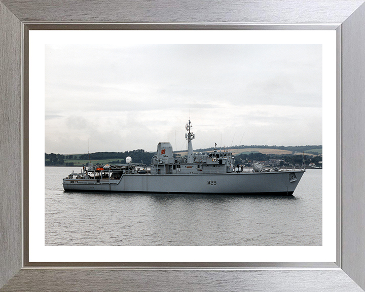 HMS Brecon M29 Royal Navy Hunt class mine countermeasures vessel Photo Print or Framed Print - Hampshire Prints