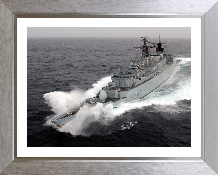 HMS Chatham F87 Royal Navy Type 22 Frigate Photo Print or Framed Print - Hampshire Prints