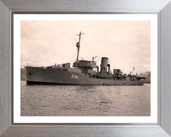HMS Aubrietia K96 | Photo Print | Framed Print | Poster | Flower Class | Corvette | Royal Navy Hampshire Prints