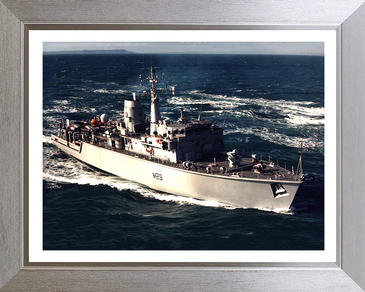 HMS Brecon M29 Royal Navy Hunt class mine countermeasures vessel Photo Print or Framed Print - Hampshire Prints