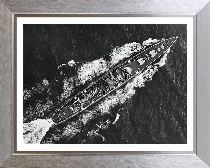 HMS Barrosa D68 Royal Navy Battle Class fleet destroyer Photo Print or Framed Print - Hampshire Prints