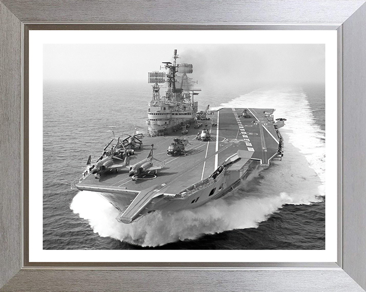 HMS Ark Royal R09 Royal Navy Audacious class aircraft carrier Photo Print or Framed Print - Hampshire Prints