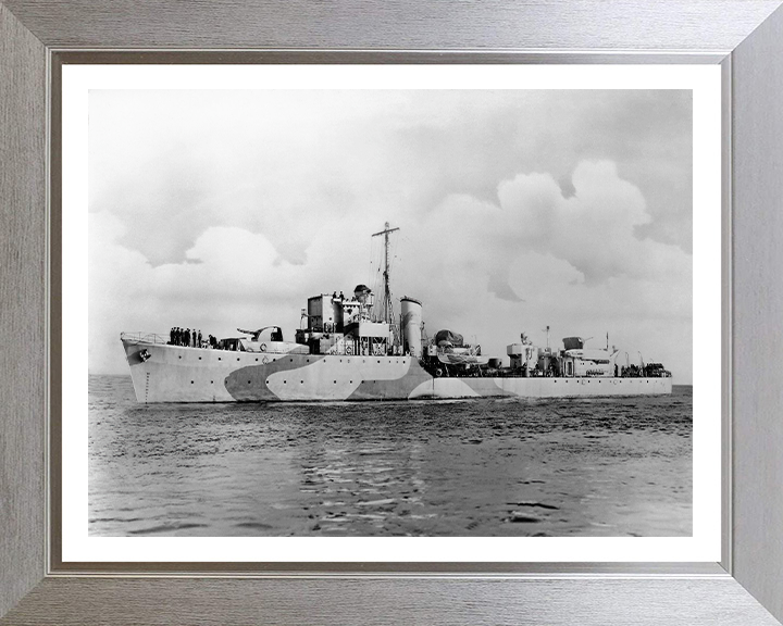HMS Bleasdale (1940) Royal Navy Hunt class destroyer Photo Print or Framed Print - Hampshire Prints