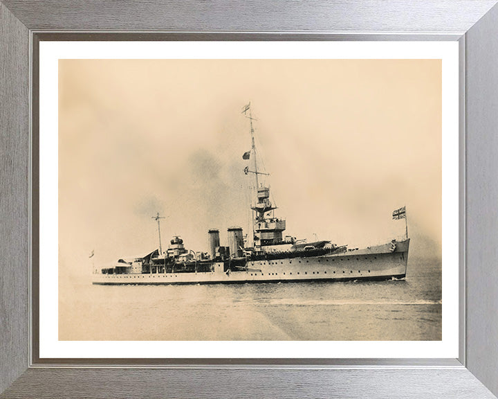 HMS Calcutta D82 | Photo Print | Framed Print | Poster | C Class | Light Cruiser | Royal Navy Hampshire Prints