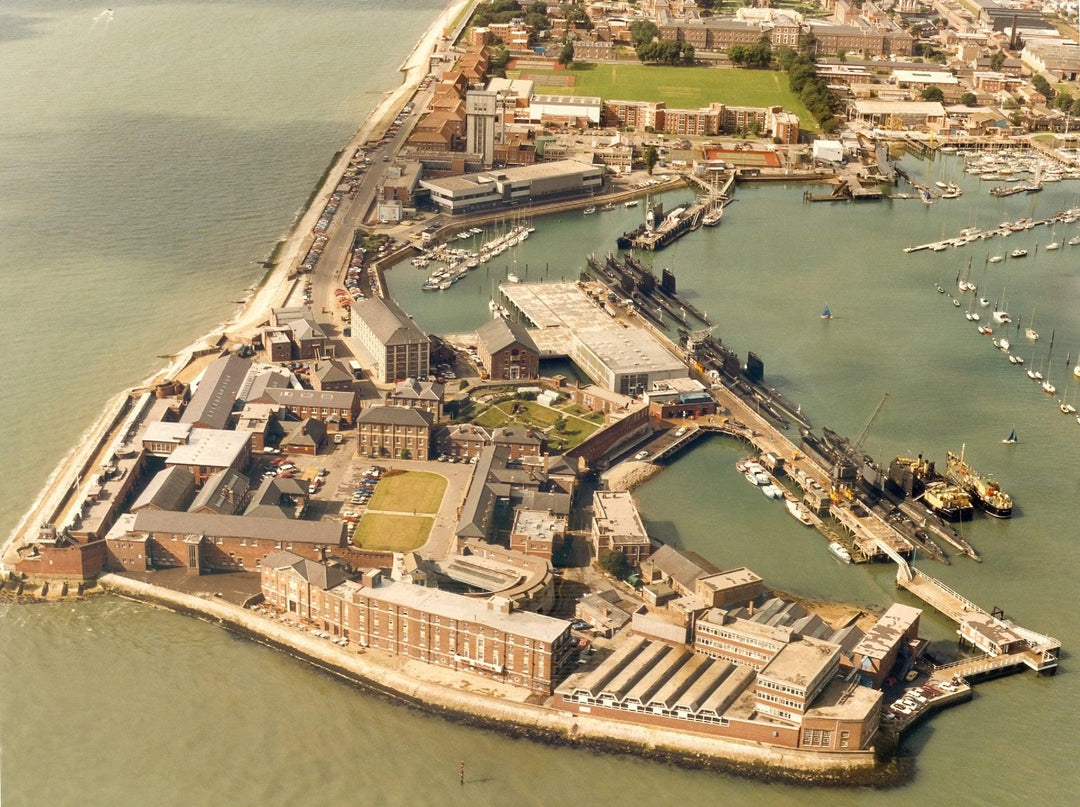 HMS Dolphin Royal Navy Submarine School From above Photo Print or Framed Photo Print - Hampshire Prints