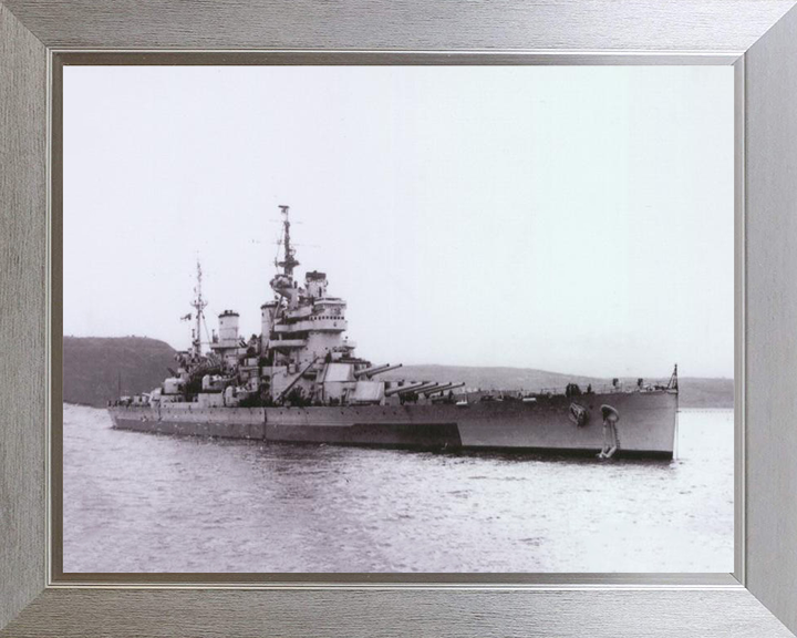 HMS Anson 79 Royal Navy King George V class battleship Photo Print or Framed Print - Hampshire Prints