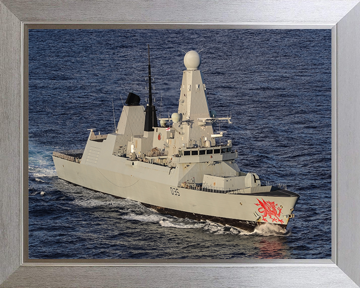 HMS Dragon D35 Royal Navy Type 45 destroyer Photo Print or Framed Print - Hampshire Prints