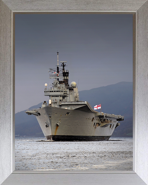 HMS Ark Royal R07 Royal Navy Invincible class aircraft carrier Photo Print or Framed Print - Hampshire Prints