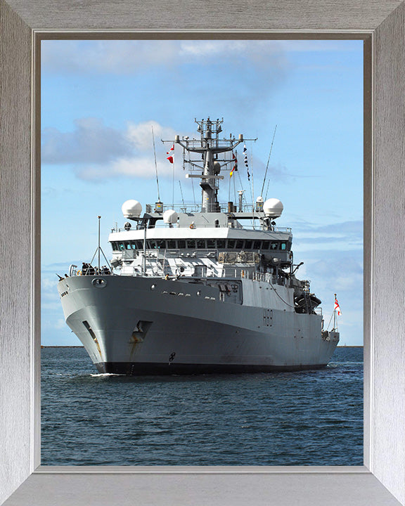 HMS Enterprise H88 Royal Navy hydrographic survey vessel Photo Print or Framed Print - Hampshire Prints