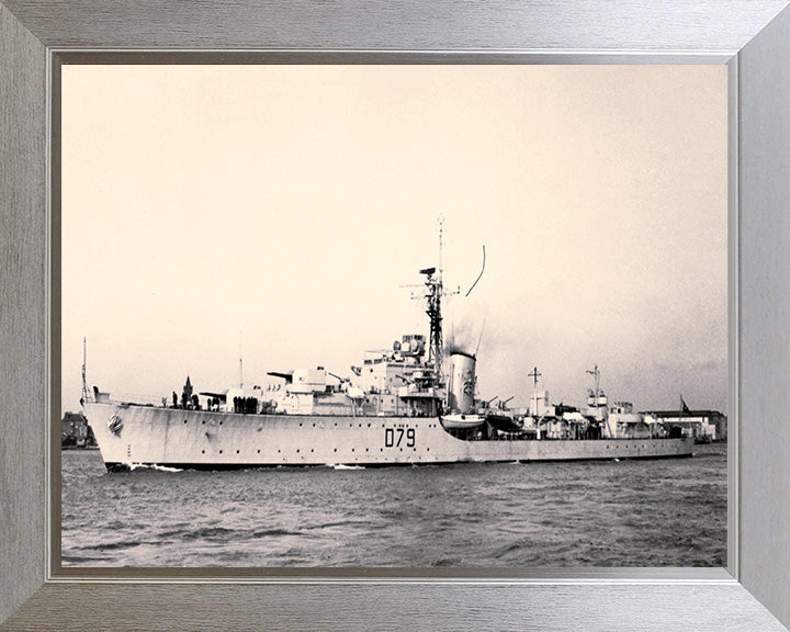 HMS Cadiz D79 Royal Navy Battle class destroyer Photo Print or Framed Print - Hampshire Prints