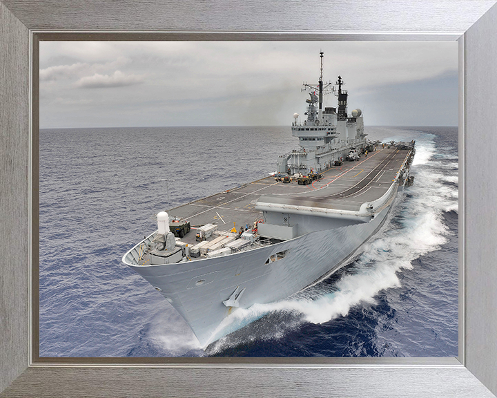 HMS Ark Royal R07 Royal Navy Invincible class aircraft carrier Photo Print or Framed Print - Hampshire Prints