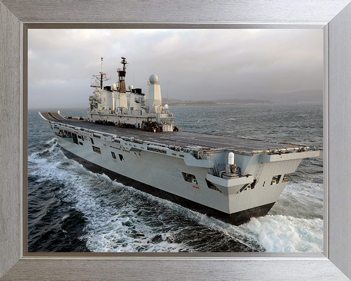 HMS Ark Royal R07 Royal Navy Invincible class aircraft carrier Photo Print or Framed Print - Hampshire Prints