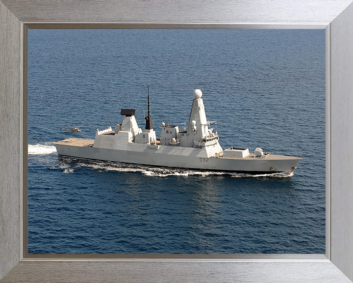 HMS Daring D32 Royal Navy type 45 Destroyer Photo Print or Framed Print - Hampshire Prints