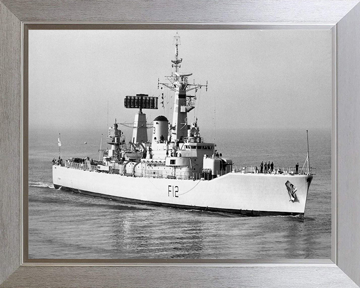 HMS Achilles F12 Royal Navy Leander Class Frigate Photo Print or Framed Print - Hampshire Prints