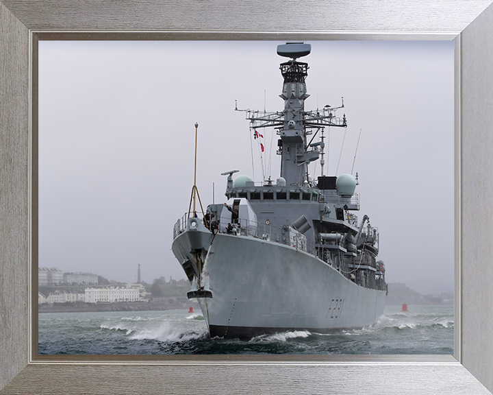 HMS Argyll F231 Royal Navy type 23 Frigate Photo Print or Framed Print - Hampshire Prints