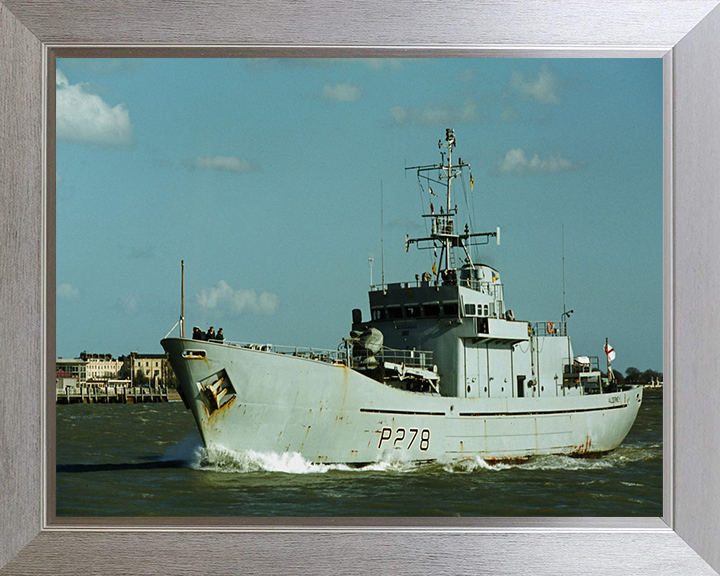 HMS Alderney P278 Royal Navy Island class Patrol Vessel Photo Print or Framed Photo Print - Hampshire Prints