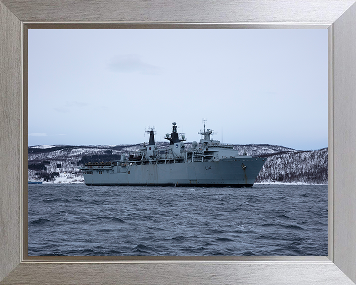 HMS Albion L14 Royal Navy Albion Class amphibious ship Photo Print or Framed Print - Hampshire Prints