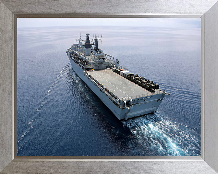 HMS Albion L14 Royal Navy Albion Class amphibious ship Photo Print or Framed Print - Hampshire Prints