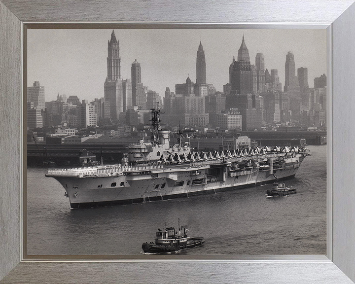 HMS Ark Royal R09 Royal Navy Audacious class aircraft carrier Photo Print or Framed Print - Hampshire Prints