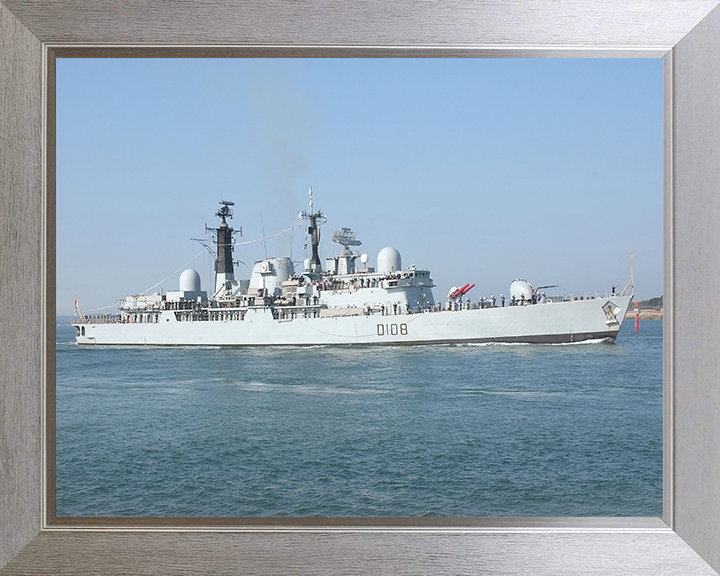 HMS Cardiff D108 | Photo Print | Framed Print | Poster | Type 42 | Destroyer | Royal Navy Hampshire Prints
