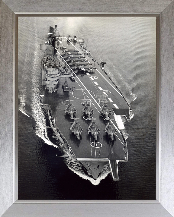 HMS Ark Royal R09 Royal Navy Audacious class aircraft carrier Photo Print or Framed Print - Hampshire Prints