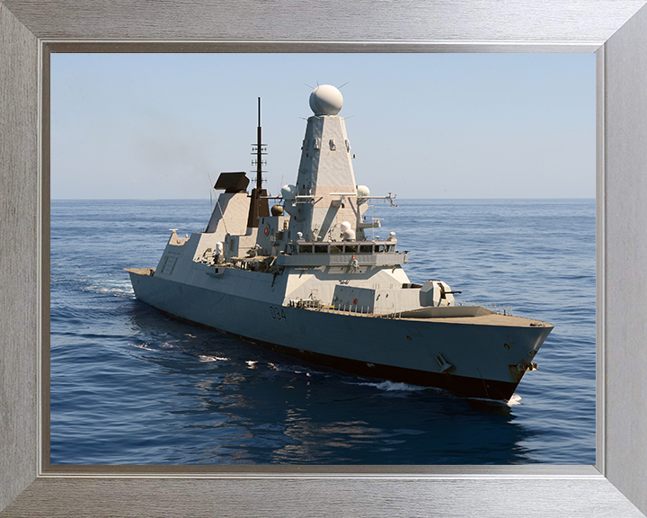 HMS Diamond D34 Royal Navy Type 45 Destroyer Photo Print or Framed Print - Hampshire Prints