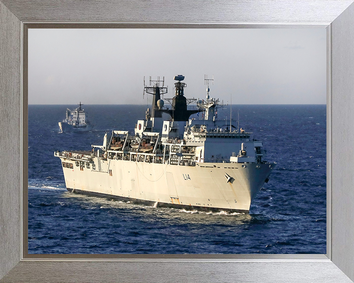 HMS Albion L14 Royal Navy Albion Class amphibious ship Photo Print or Framed Print - Hampshire Prints