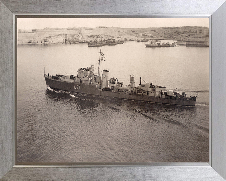 HMS Calpe L71 Royal Navy Hunt class destroyer Photo Print or Framed Print - Hampshire Prints