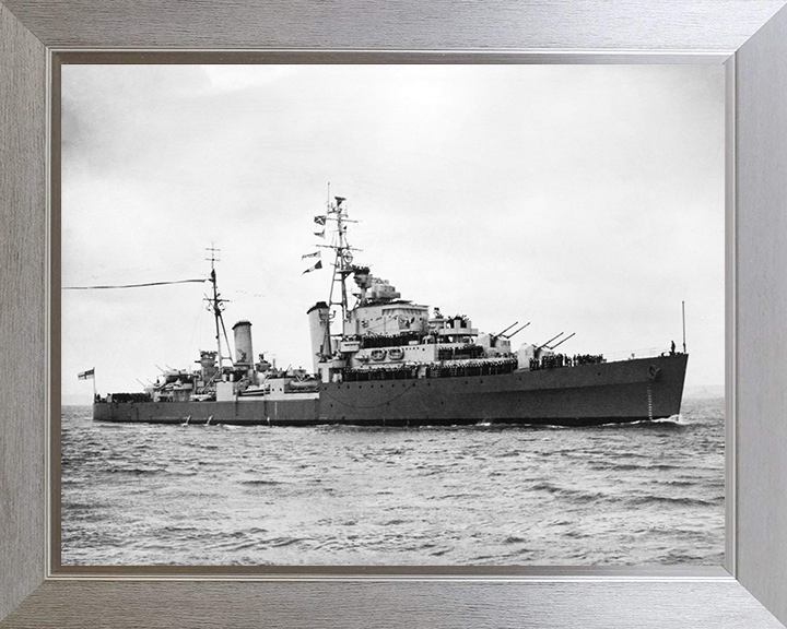 HMS Argonaut (61) Royal Navy Dido class light cruiser Photo Print or Framed Photo Print - Hampshire Prints