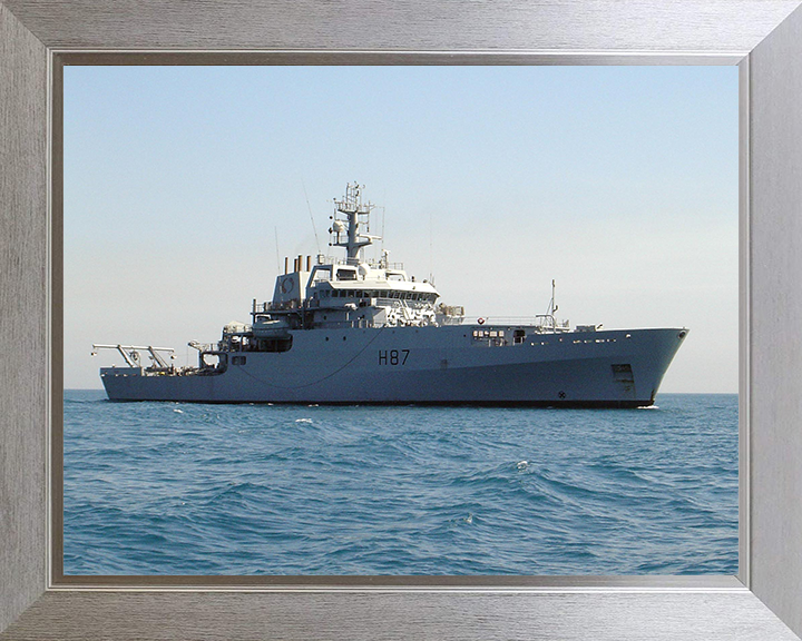 HMS Echo H87 Royal Navy hydrographic survey ship Photo Print or Framed Print - Hampshire Prints