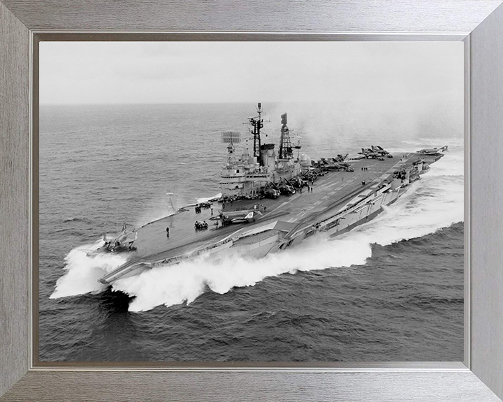 HMS Ark Royal R09 Royal Navy Audacious class aircraft carrier Photo Print or Framed Print - Hampshire Prints