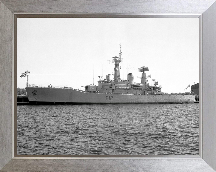 HMS Achilles F12 Royal Navy Leander Class Frigate Photo Print or Framed Print - Hampshire Prints