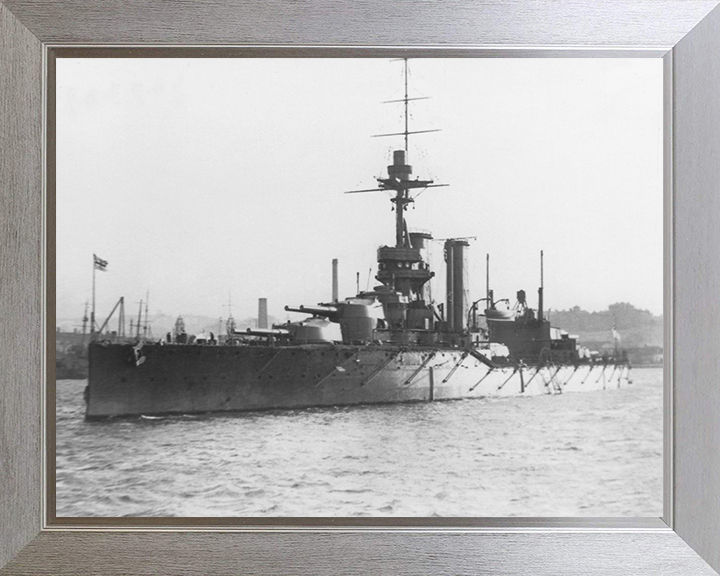 HMS Ajax (1912) Royal Navy King George V class battleship Photo Print or Framed Print - Hampshire Prints