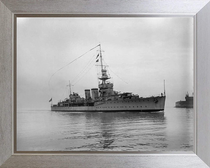 HMS Cardiff D58 Royal Navy C class light cruiser Photo Print or Framed Photo Print - Hampshire Prints